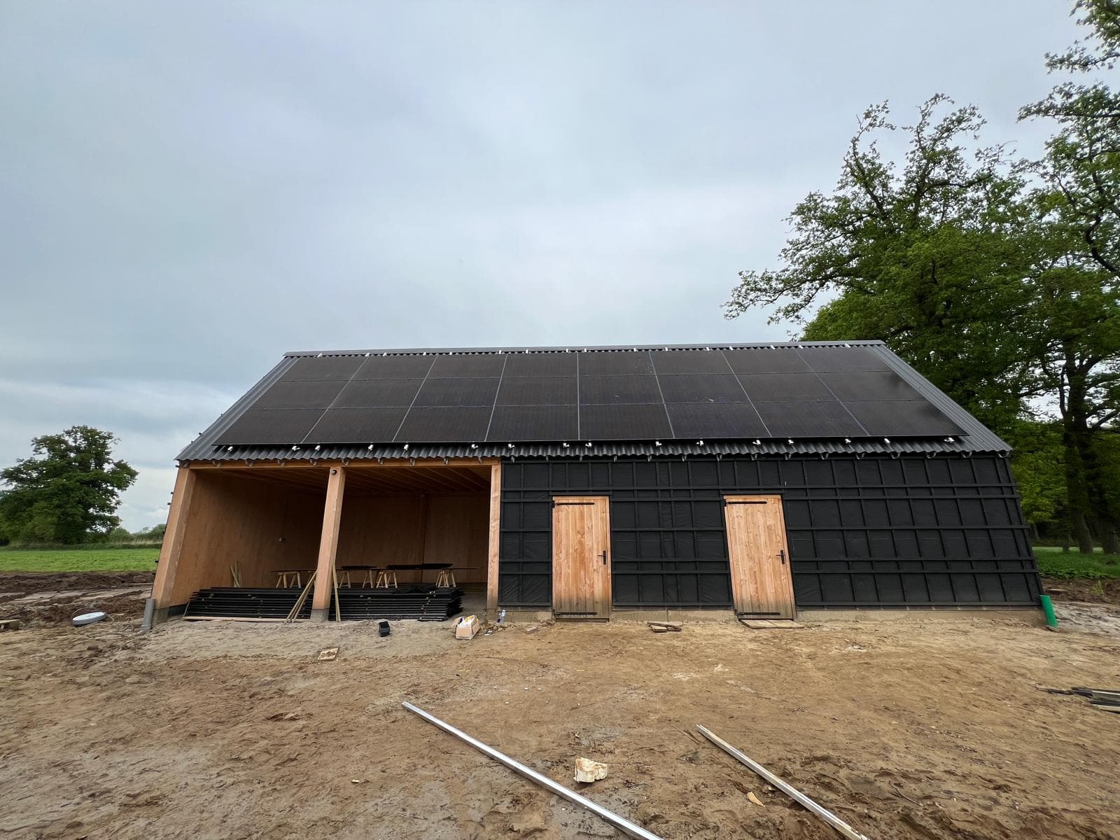 Duurzame energie-installatie bij Nieuwbouwproject Barchem in Barchem
